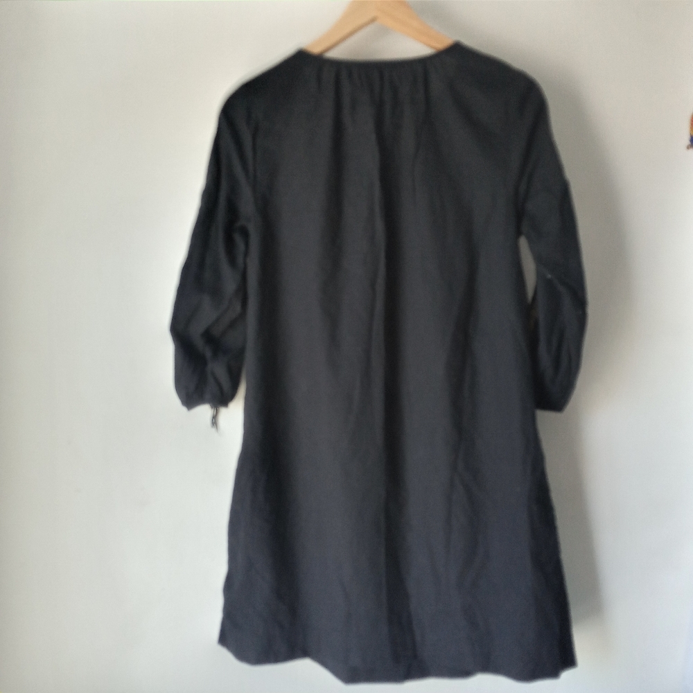 Madewell S Embroidered Slit Sleeve Dress As Is - Picture 4 of 14